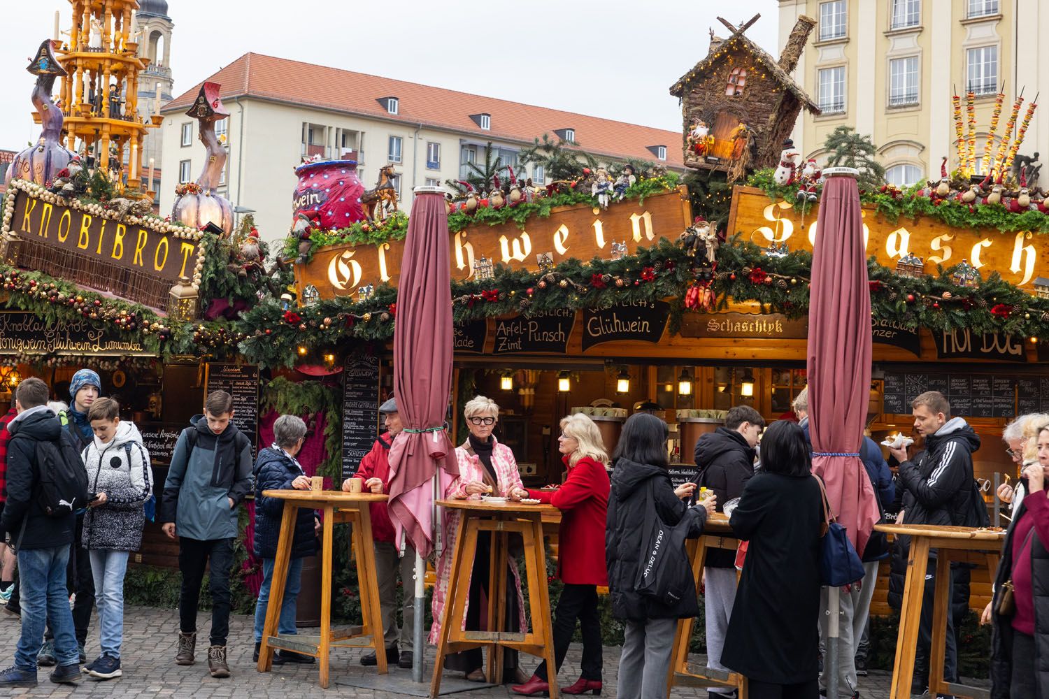 Gluhwein Christmas Stall