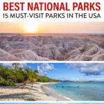 Best national parks in the USA. Glacier, Yellowstone, Grand Teton, Yosemite, Rocky Mountain, Capitol Reef, and much more.